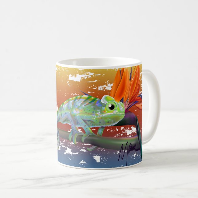 Caneca De Café Chameleon  (Frente Esquerda)
