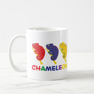 Caneca De Café Chameleon Changing