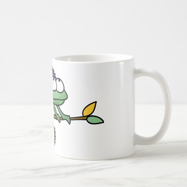 Caneca De Café Chameleon Cute Funny (Direita)