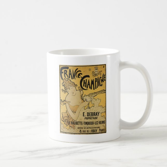 Caneca De Café Champanhe francês (Direita)