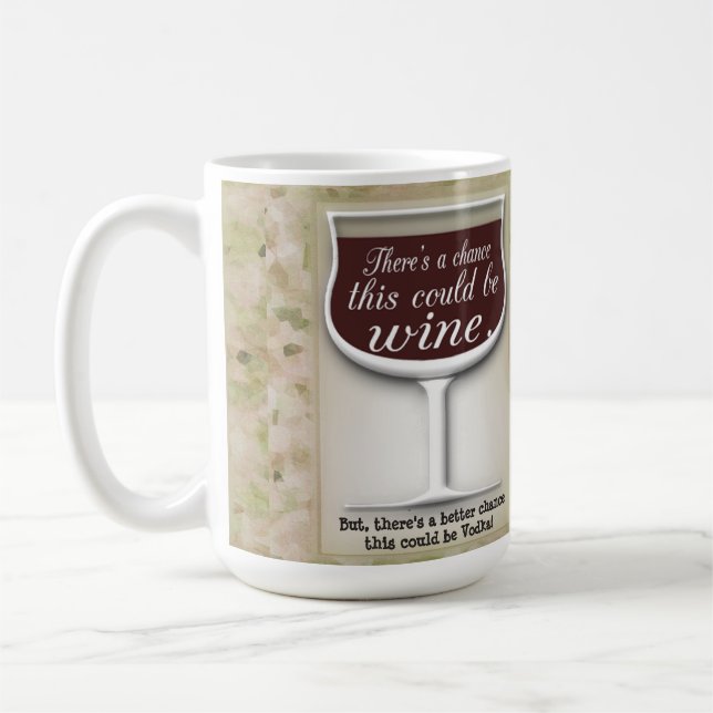 Caneca De Café Chance isto poderia Wine (Esquerda)
