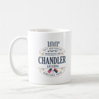 Caneca De Café Chandler, Arizona 100º Aniversário Mug