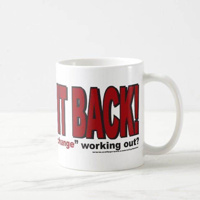 Caneca De Café CHANgE-IT-BACK (Direita)