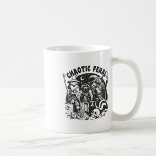 Caneca De Café Chaotic Feral Funny Raccoon Possum Skunk Boardgame