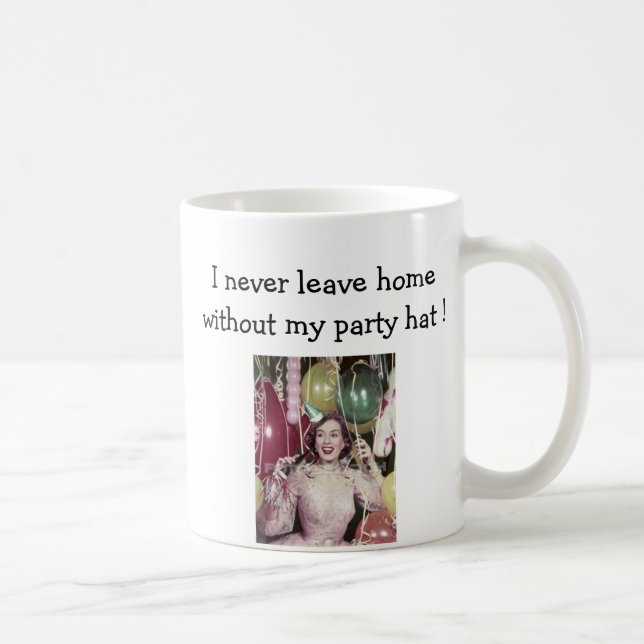 Caneca De Café Chapéu da festa de aniversário (Direita)