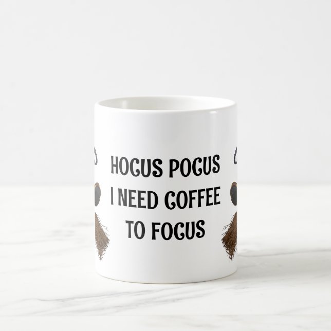 Caneca De Café Chapéu de Bruxa e Broomstick (Centro)