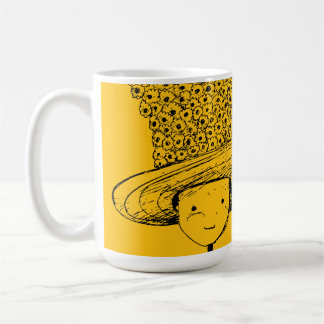Caneca De Café Chapéu de Flor