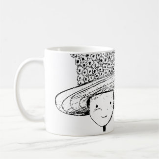 Caneca De Café Chapéu de Flor