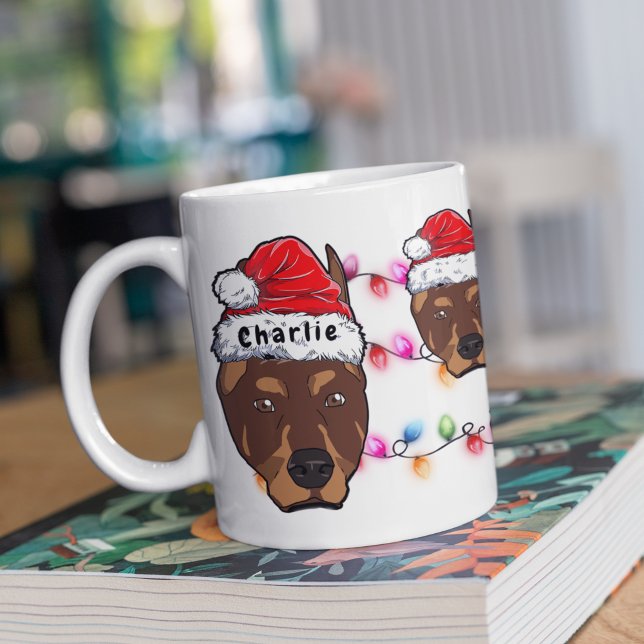 Caneca De Café Chapéu de Papai Noel Personalizado para Cabeça de  (Criador carregado)