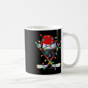 Caneca De Café Chapéu Esportivo de Natal de Hockey Xmas Santa Ll