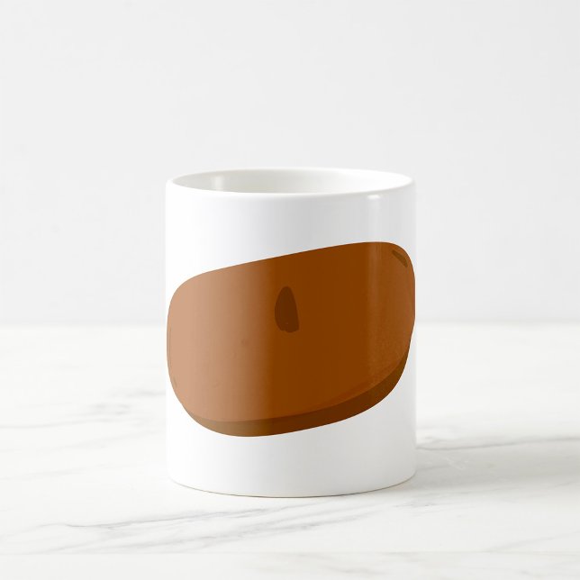 Caneca De Café Chapéu Francês Brown Beret Minimalista (Criador carregado)