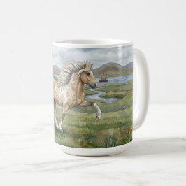 Caneca De Café Charismatic Pinto Icelandic Mare watercolor