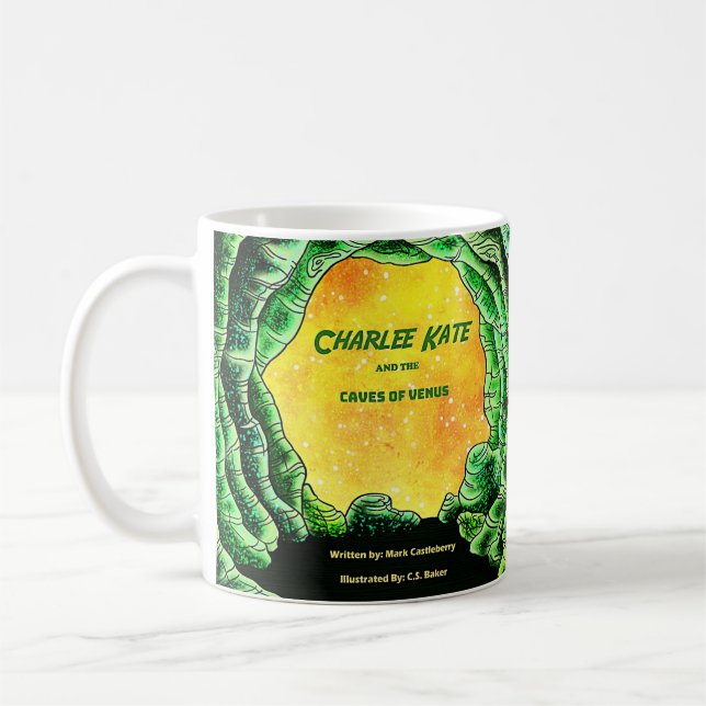 Caneca De Café Charlee Kate E As Cavernas de Vênus (Esquerda)