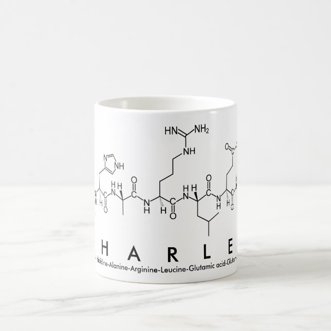 Caneca De Café Charlee peptide name (Centro)