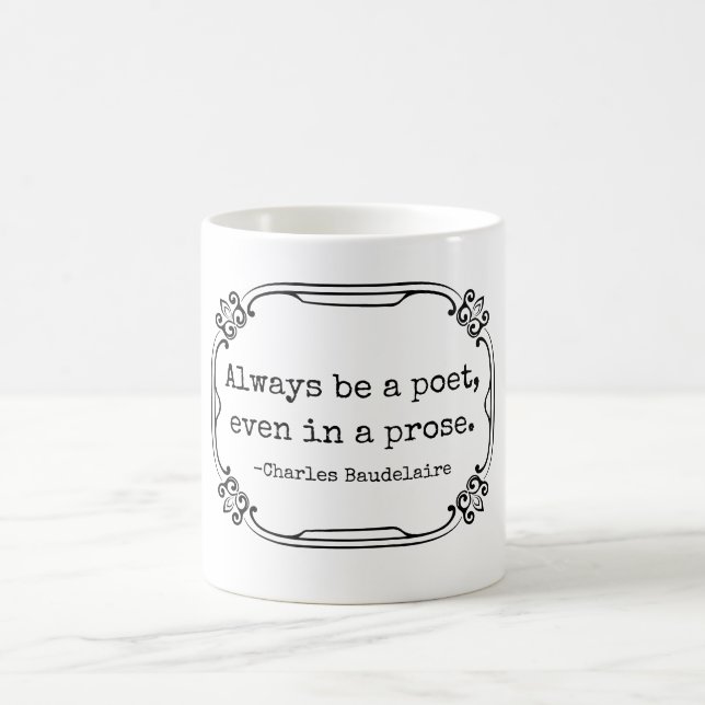 Caneca De Café Charles Baudelaire (Centro)