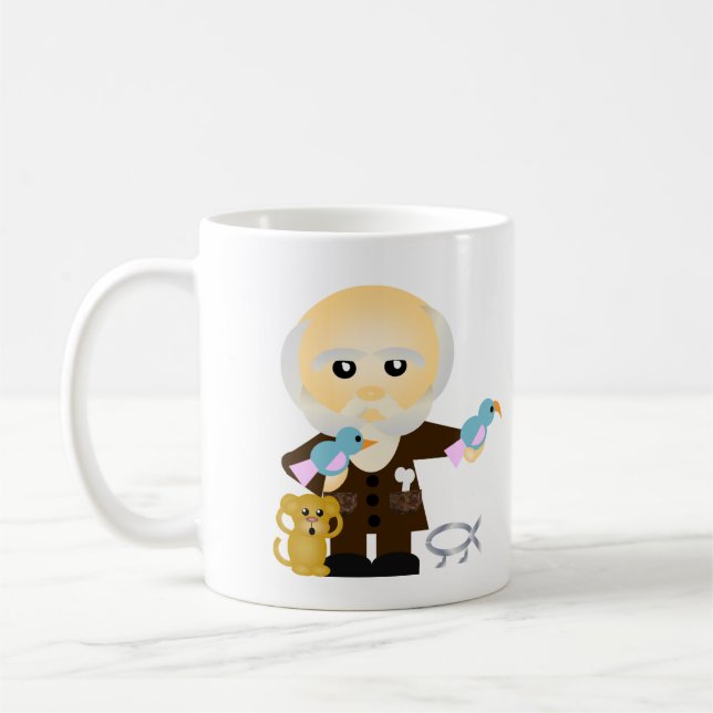 Caneca De Café Charles Darwin (Esquerda)