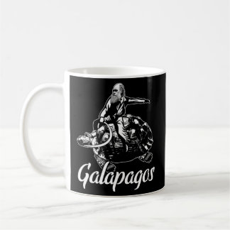 Caneca De Café Charles Darwin Galápagos Ilhas Tartaruga Marítima