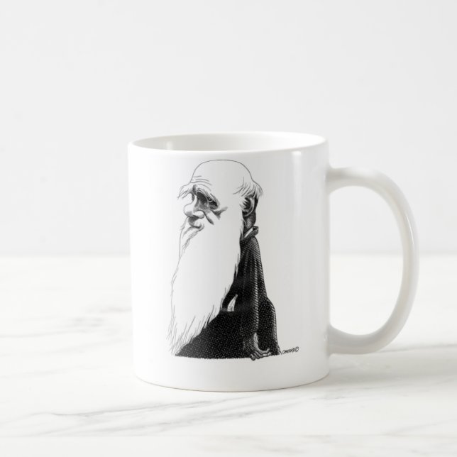 Caneca De Café Charles Darwin Mug (Direita)