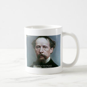 Caneca De Café Charles Dickens "Charity @Home" cita presentes