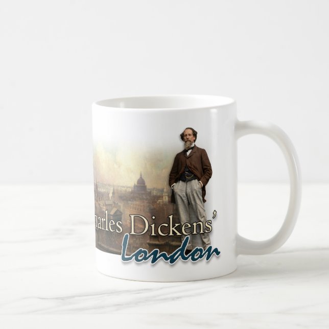 Caneca De Café Charles Dickens London Mug (Direita)