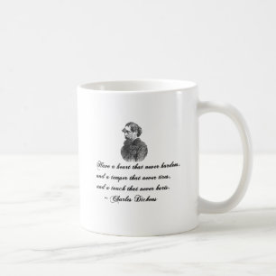 Caneca De Café Charles Dickens Nossa Citação Mútua De Amigos