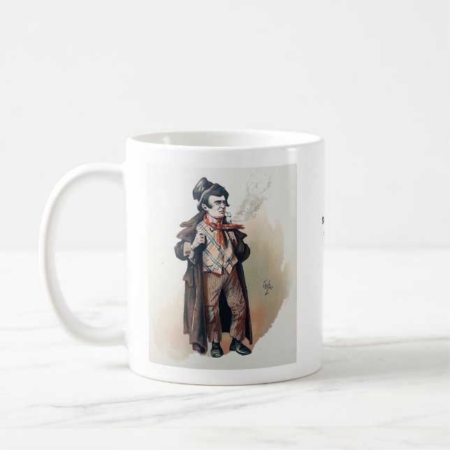 Caneca De Café Charles Dickens, Oliver Twist, O Detetive (Esquerda)