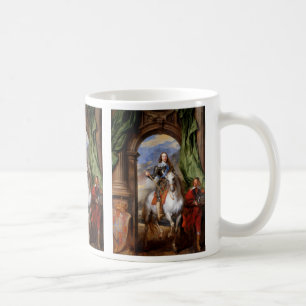 Caneca De Café Charles mim a cavalo por Van Dyck