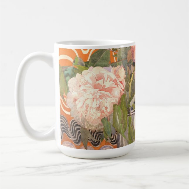 Caneca De Café Charles Rennie Mackintosh - Peonies (Esquerda)
