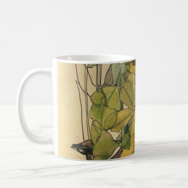 Caneca De Café Charles Rennie Mackintosh - Spurge Com Yham 1909 (Esquerda)