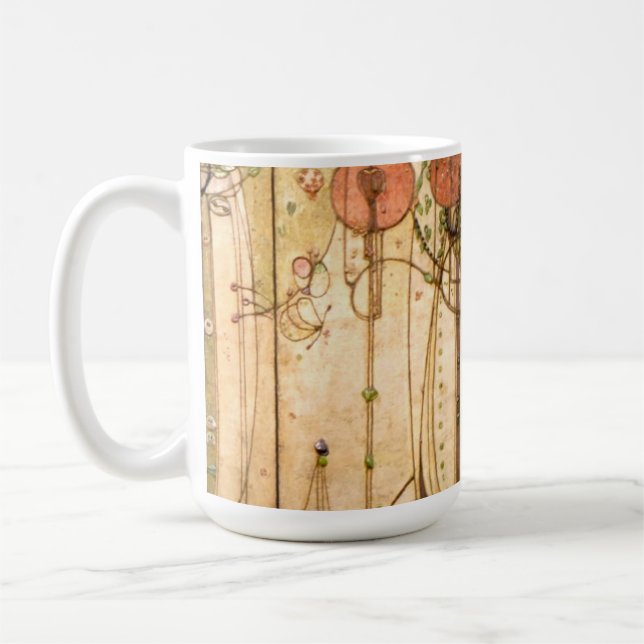 Caneca De Café Charles Rennie Mackintosh The Wassail (Esquerda)