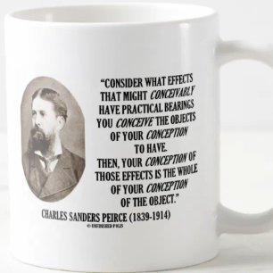 Caneca De Café Charles Sanders Peirce Effects Conception