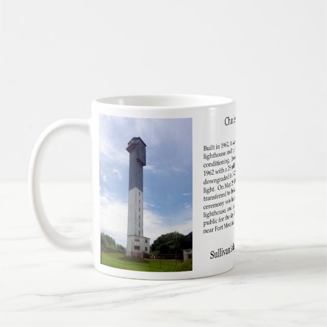Caneca De Café Charleston Lighthouse (Esquerda)