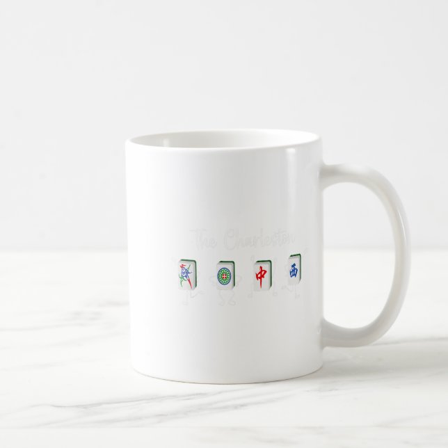 Caneca De Café Charleston Mahjong, Funny Mahjong Dance (Direita)
