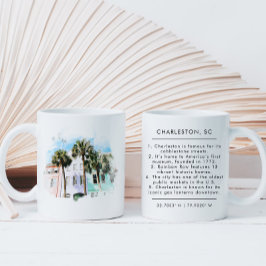 Caneca De Café Charleston Watercolor Facts New Home