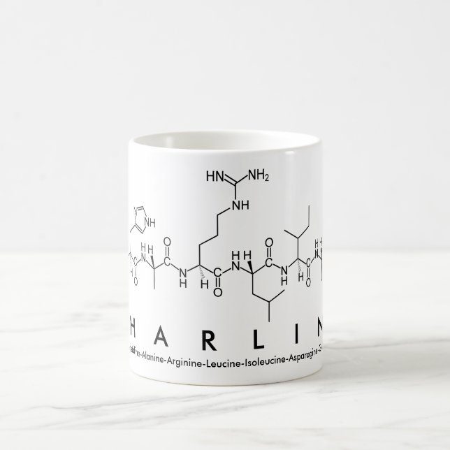 Caneca De Café Charline peptide name mug (Centro)