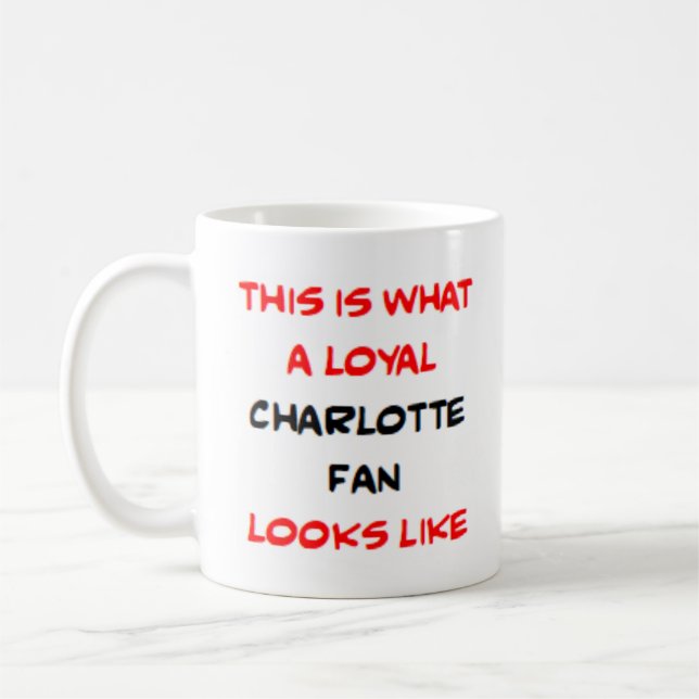Caneca De Café charlotte fan, loyal (Esquerda)