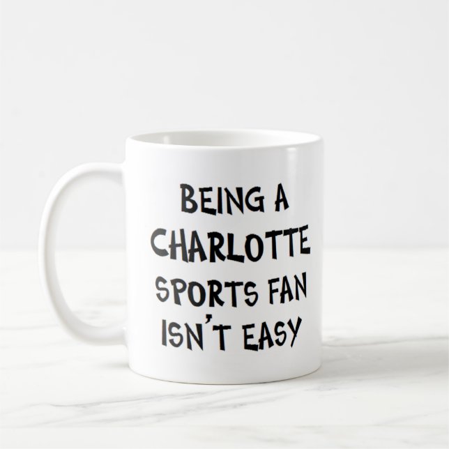 Caneca De Café charlotte sports fan, being (Esquerda)