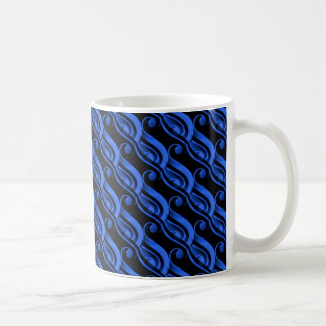 Caneca De Café Charm Mug sem esforço, Royal Blue (Direita)
