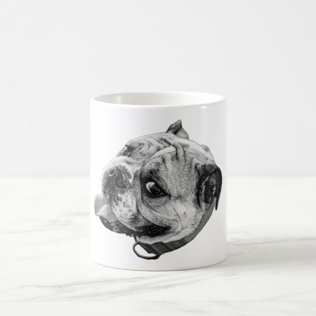 Caneca De Café Charme de Bulldog Real (Centro)