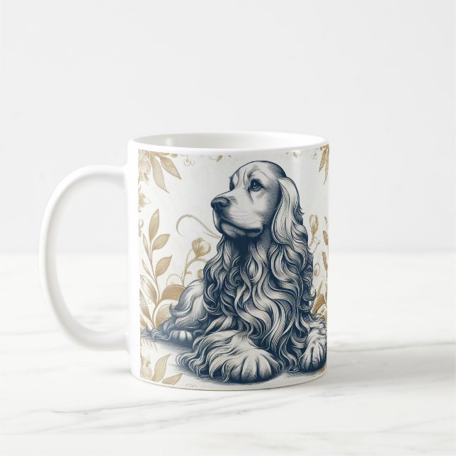 Caneca De Café Charming Cocker Spaniel Mug (Esquerda)