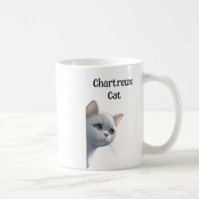 Caneca De Café Chartreux Cat (Direita)