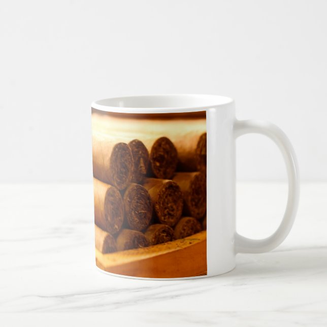 Caneca De Café Charutos rolados mão do Dr. de Romana do La (Direita)