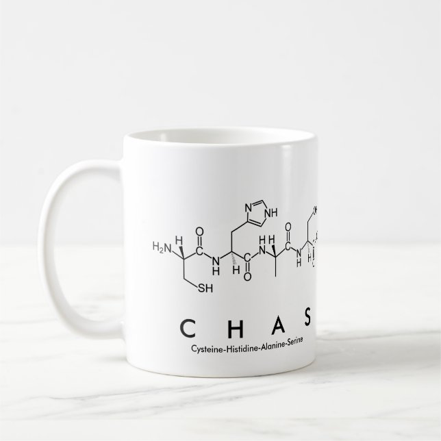 Caneca De Café Chas peptidname mug (Esquerda)
