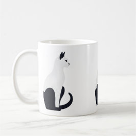 Caneca De Café chat élégant