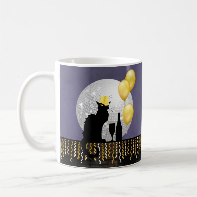 Caneca De Café Chat Noir Ano Novo (Esquerda)