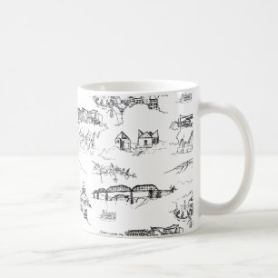 Caneca De Café Chattanooga Toile