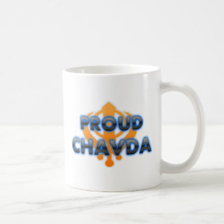 Caneca De Café Chavda orgulhoso, orgulho de Chavda