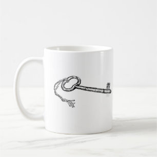 Caneca De Café Chave Antiga