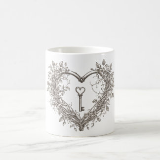 Caneca De Café Chave do Meu Coração