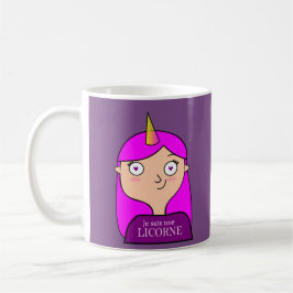Caneca De Café Chávena Menina Lili